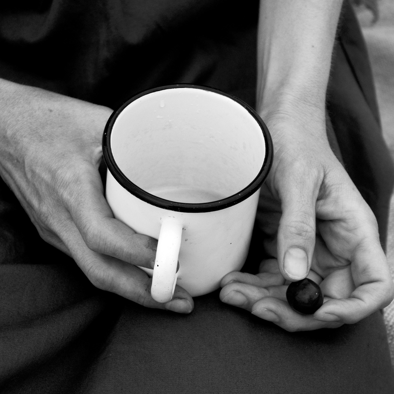 Emaille-Tasse